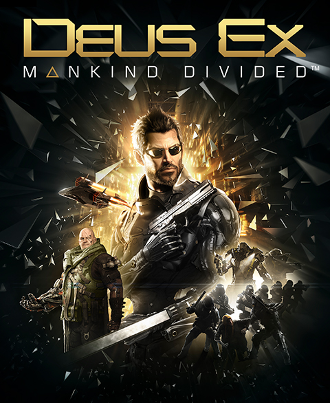 Deus Ex: Mankind Divided logo, coverart, логотип, картинка